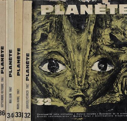 Planète n. 32-33-34-36 Anno 1967 - copertina