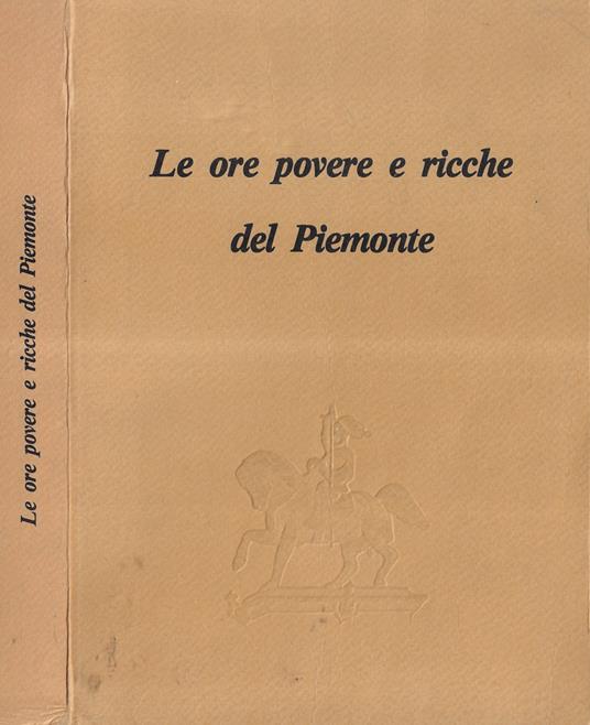 Le ore povere e ricche del Piemonte - copertina