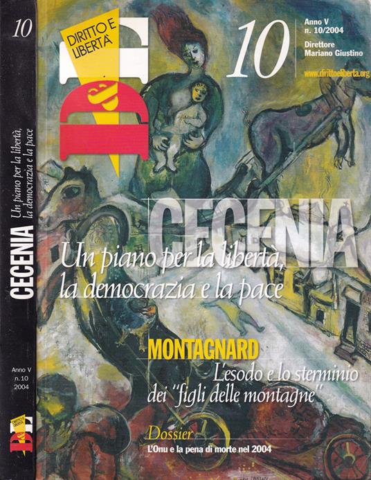 Diritto e libertà, numero 10, 2004, anno V - copertina