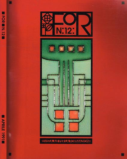 FOR 12. Rivista AIF per la formazione. Anno V, n.12, aprile 1991 - copertina