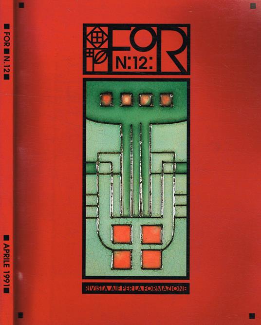 FOR 12. Rivista AIF per la formazione. Anno V, n.12, aprile 1991 - copertina
