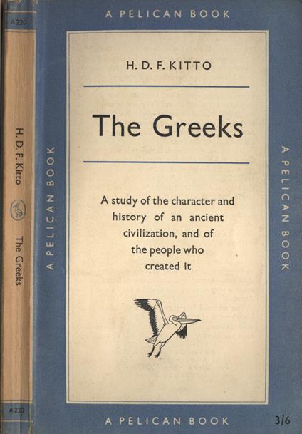 The Greeks - Humphrey Davy Findley Kitto - copertina