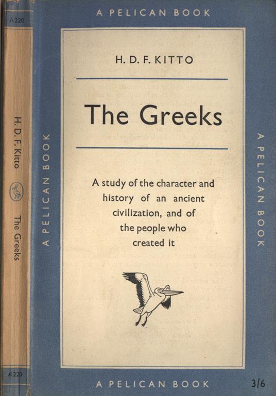 The Greeks - Humphrey Davy Findley Kitto - copertina