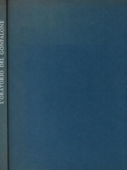 L' oratorio del Gonfalone - Alessandra Molfino - copertina