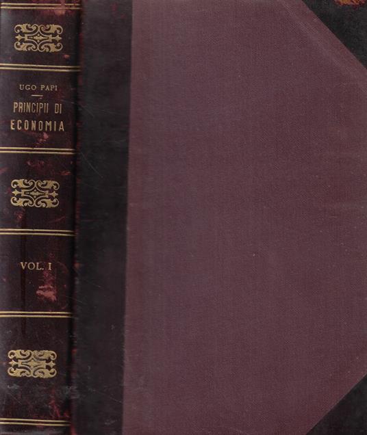 Principii di economia vol. I - Giuseppe Ugo - copertina