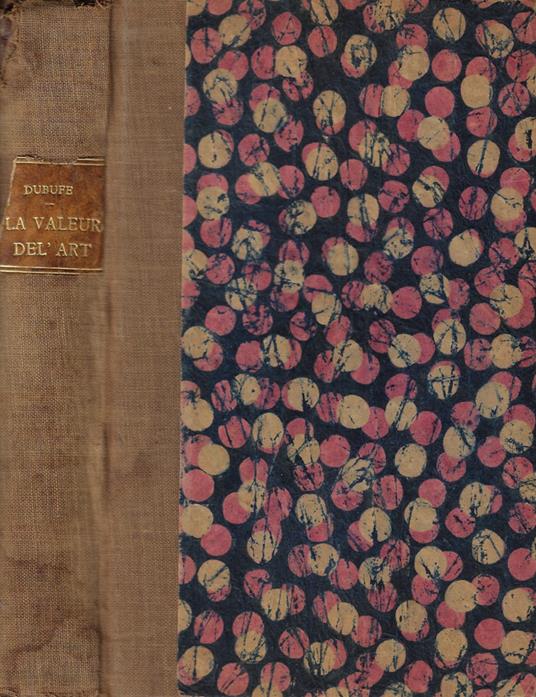 La valeur de l'Art - copertina