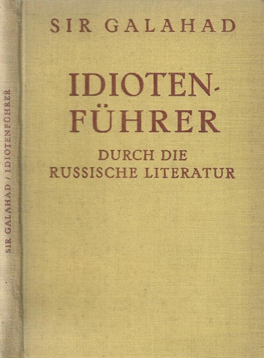 Idiotenfuhrer - copertina