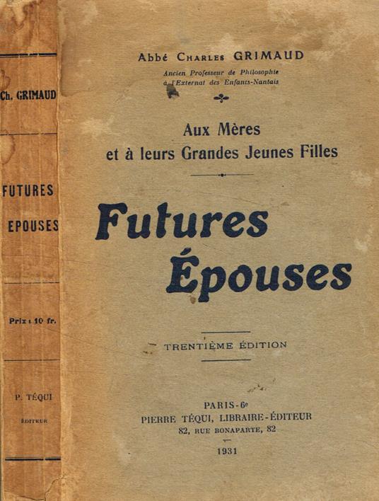 Futures épouses - copertina