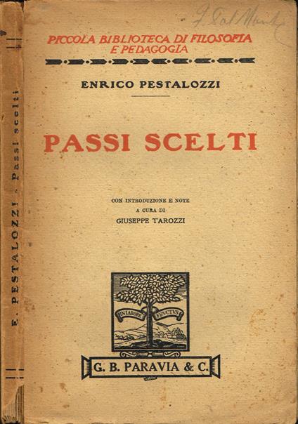 Passi scelti - copertina