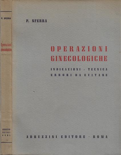 Operazioni ginecologiche - copertina