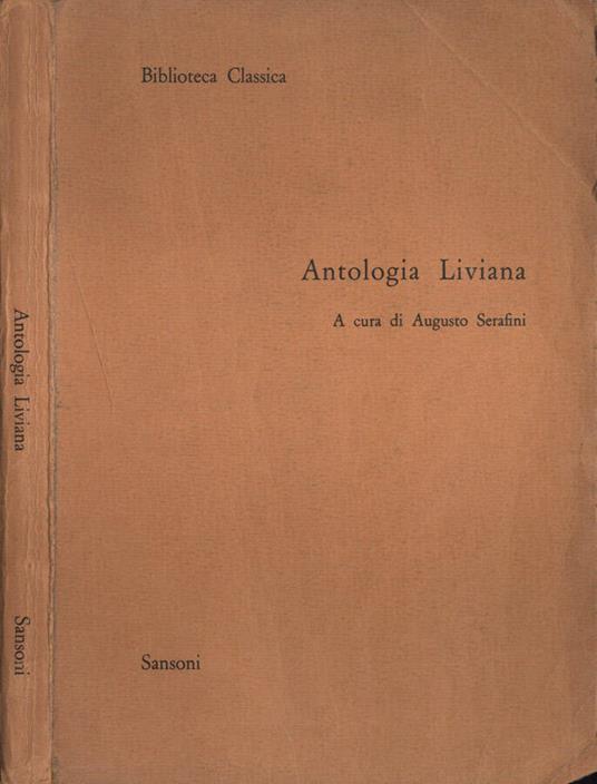 Antologia Liviana - copertina