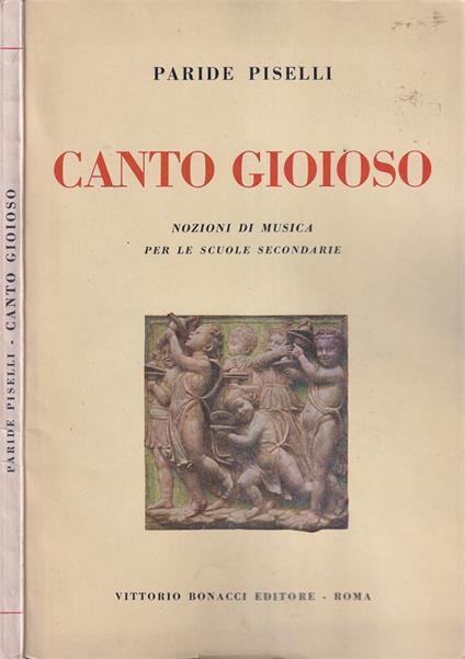 Canto gioioso - copertina