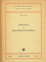 Appunti di macroeconomia