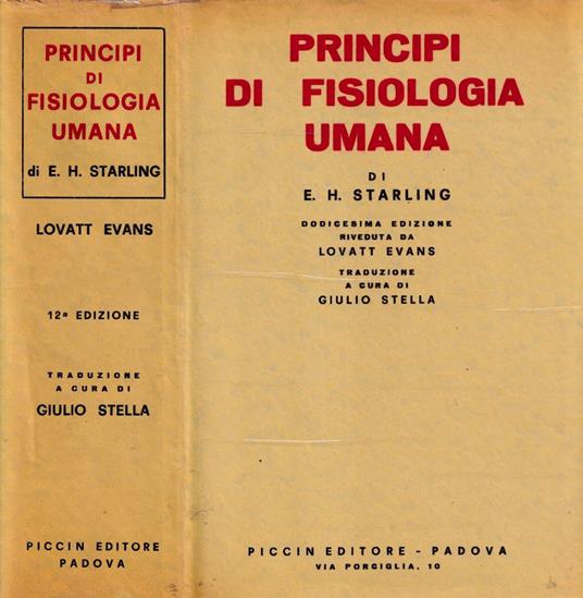Principi di fisiologia umana - copertina