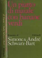Un piatto di maiale con banane verdi