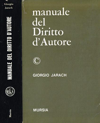 Manuale del diritto d'autore - copertina