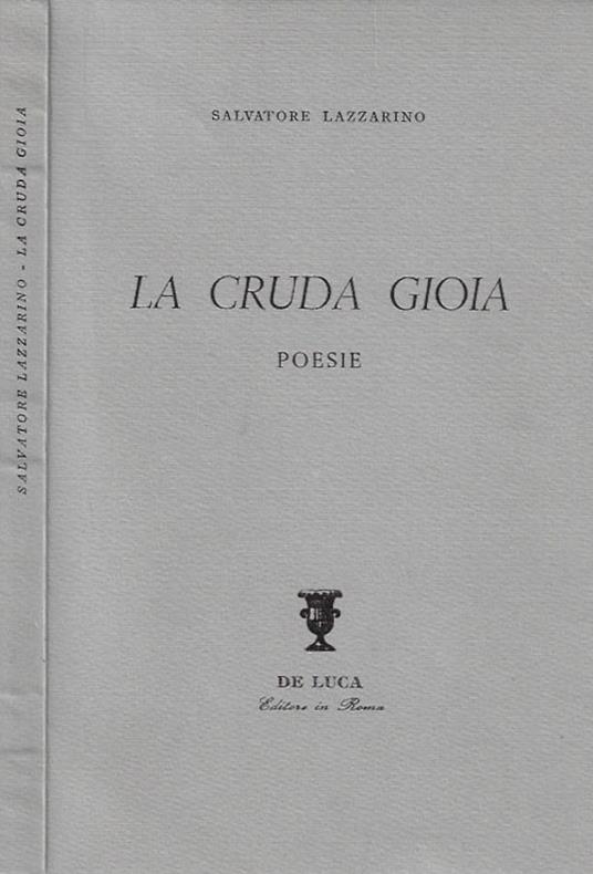 La cruda gioia - copertina