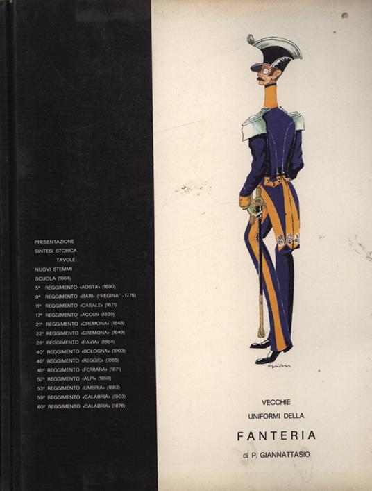 Vecchie uniformi della Fanteria Parte I - II - copertina