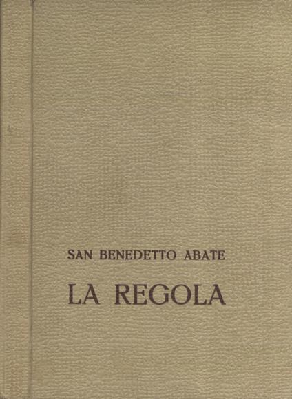 La regola - copertina