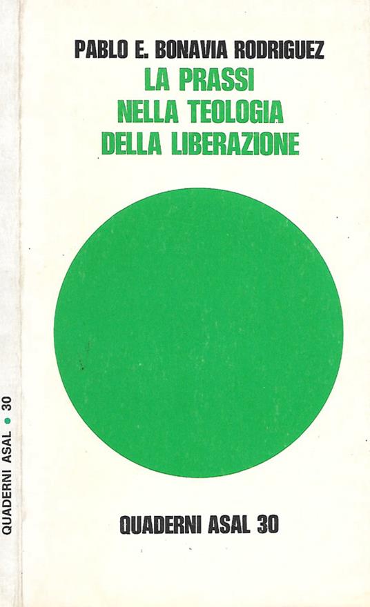 Le prassi nella teologia della liberazione - copertina