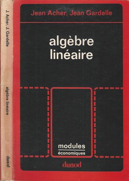 Algèbre linéaire - copertina