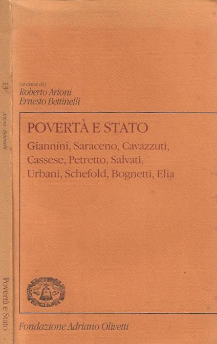 Povertà e stato - copertina