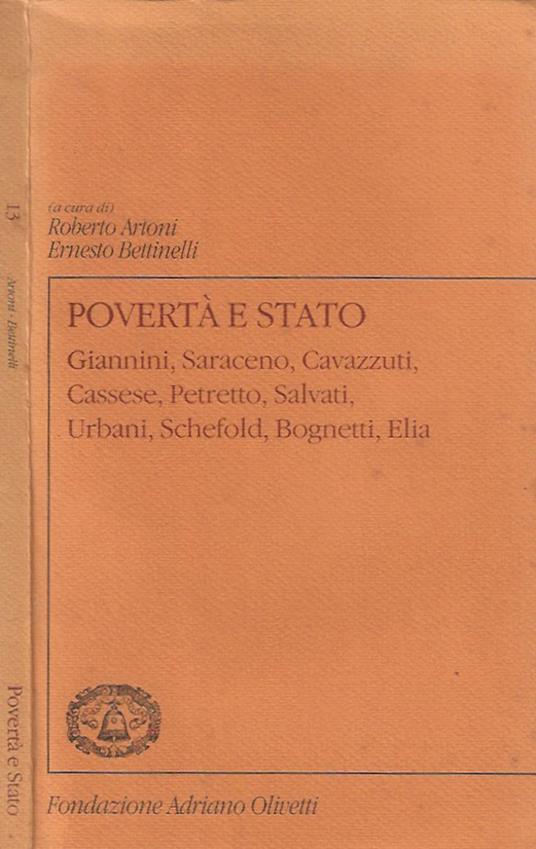 Povertà e stato - copertina