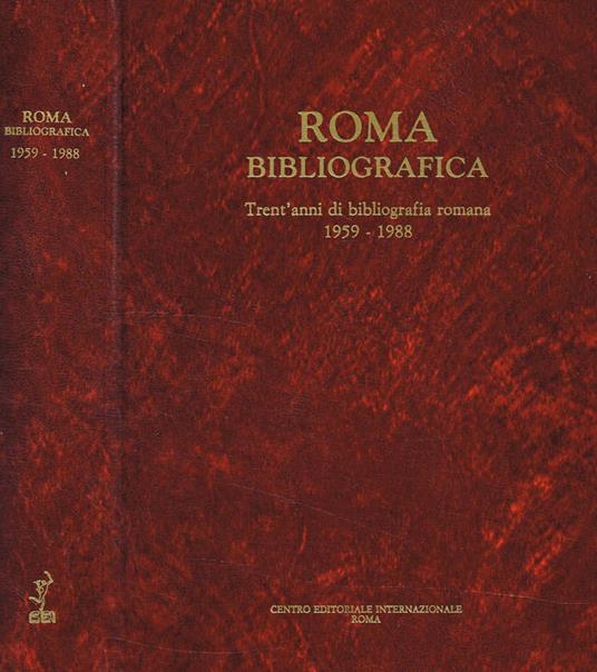 Roma bibliografica - copertina