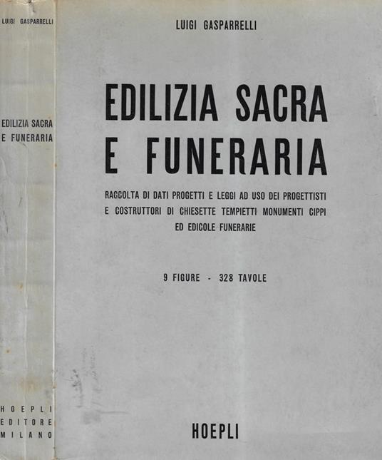 Edilizia sacra e funeraria - Luigi Gasparrelli - copertina