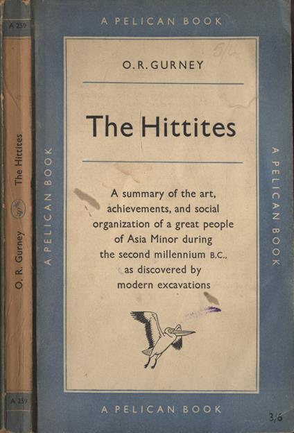 The Hittites - O. R. Gurney - copertina