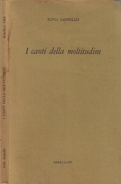 I canti della moltitudine - Sofia Jannello - copertina
