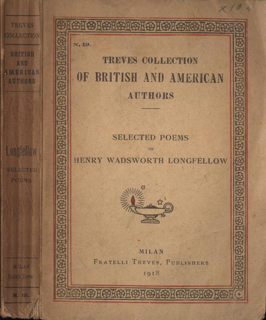 Selected poems - Henry Wadsworth Longfellow - copertina