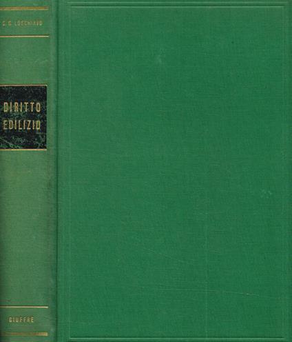 Diritto edilizio - Giuseppe Guido Loschiavo - copertina