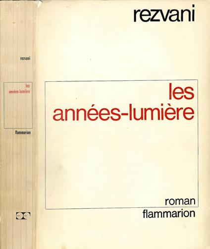 Les années lumière - Rezvani - copertina