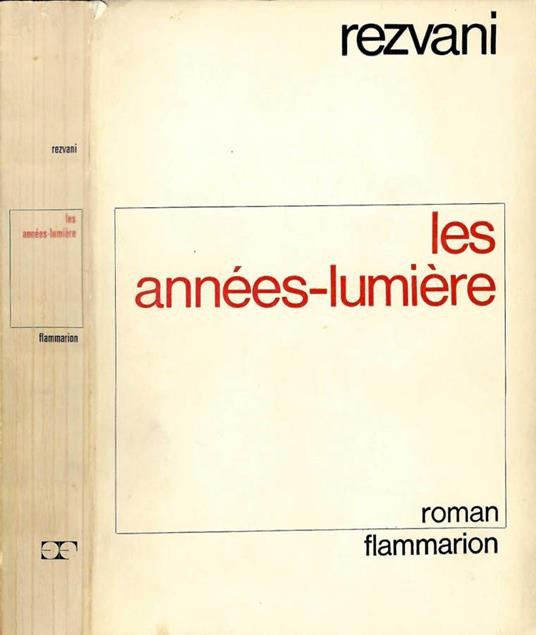 Les années lumière - Rezvani - copertina