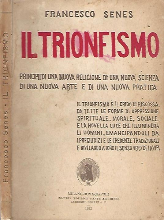 Il trionfismo - Francesco Senes - copertina
