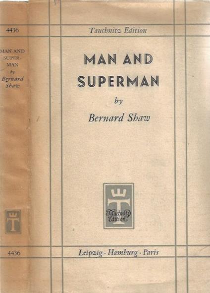 Man and Superman - Bernard Shaw - copertina