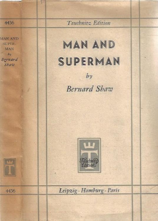 Man and Superman - Bernard Shaw - copertina