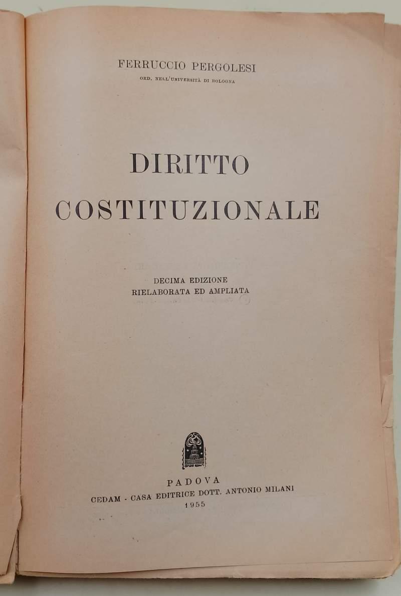 Diritto Costituzionale 