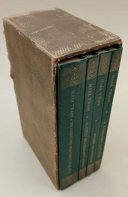 Il Furto Dell'Elefante Bianco E Altri 3 Voll.  - Mark Twain - copertina