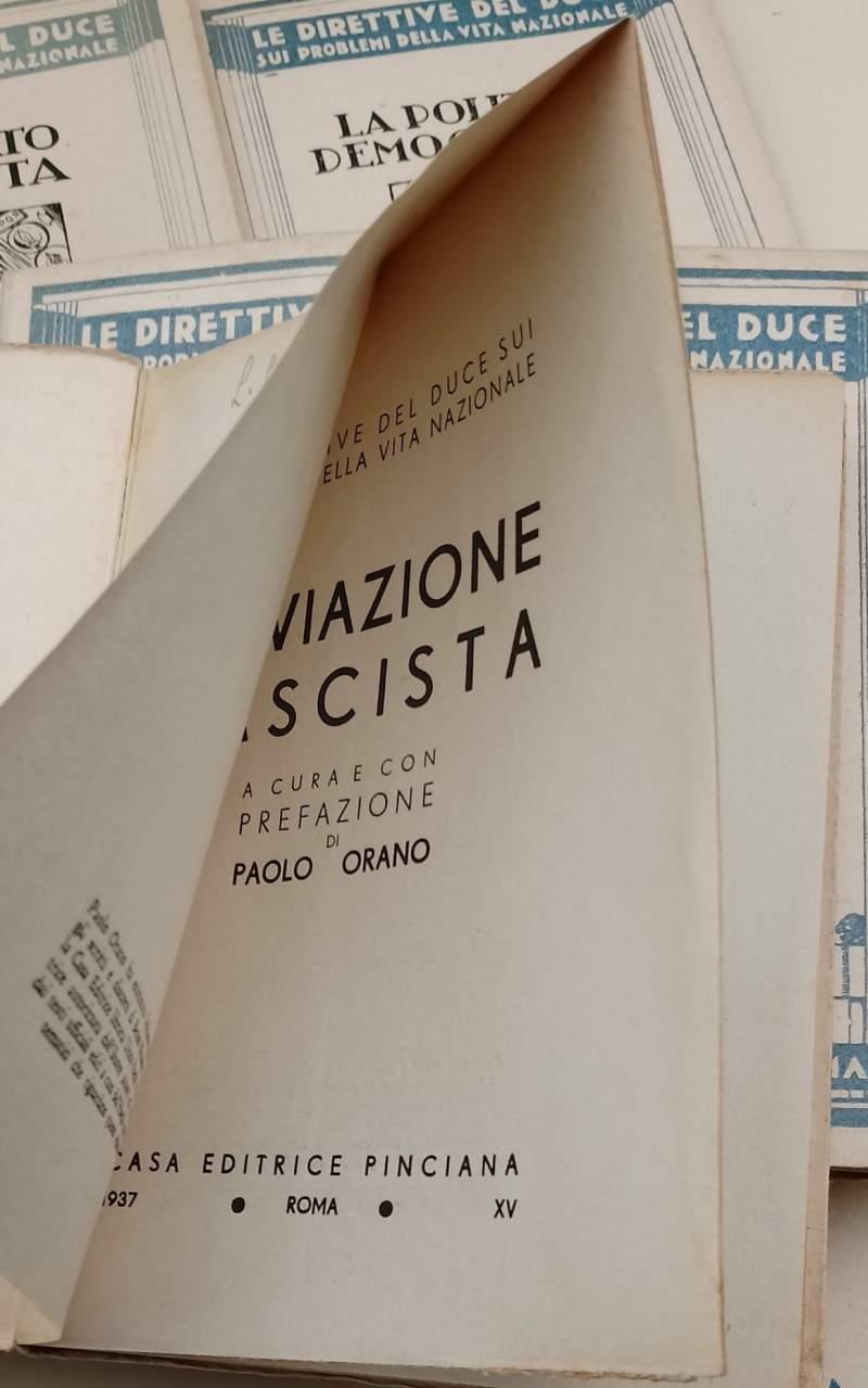 Lo Stato Fascista...Ecc. 12 Voll