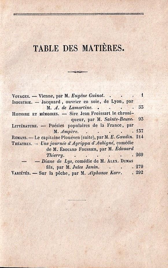 Revue de Paris - Nouvelle série. Année 1853, tome onzième: Novembre