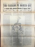 Inaugurazione del monumento a ricordo della gloriosa giornata 8 agosto 1848 - Bologna, 20 settembre 1903