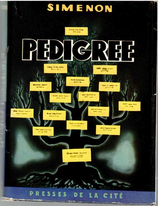 Pedigree - Georges Simenon - copertina