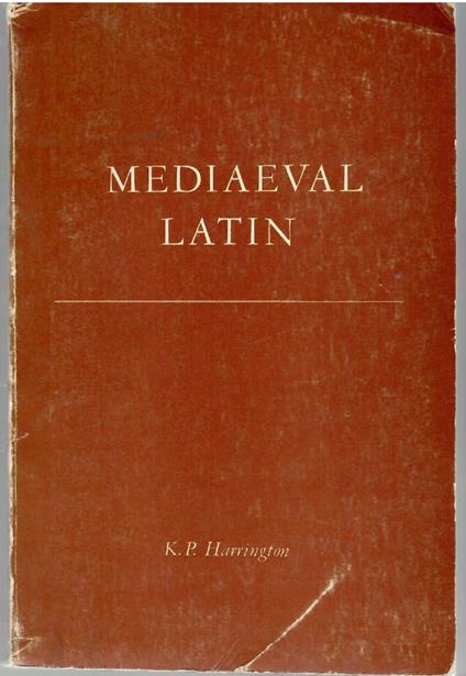 Mediaeval Latin - copertina