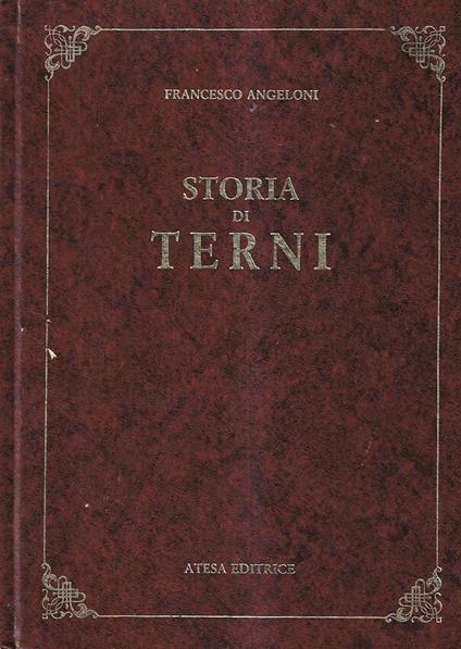 Storia di Terni - Francesco Angeloni - copertina