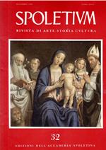 Spoletium Rivista Di Arte Storia Cultura aa. XXIX n. 32
