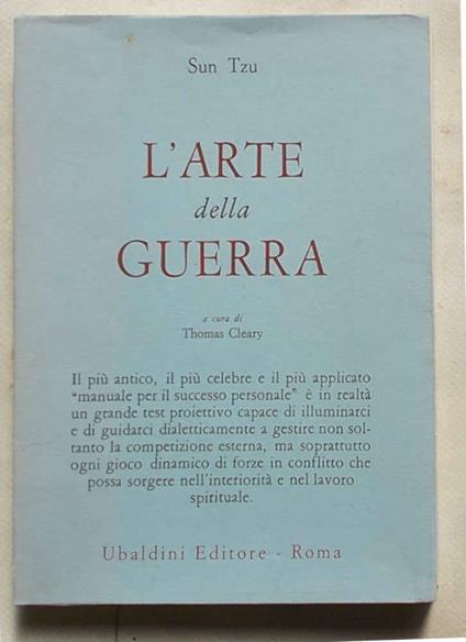 L' arte della guerra - Tzu Sun - copertina