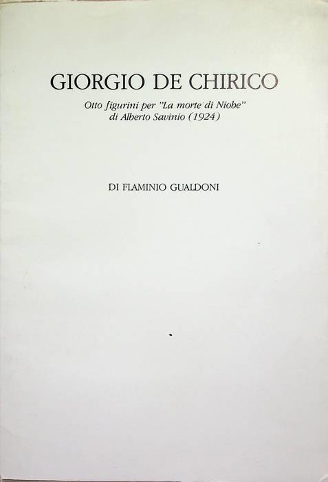 Giorgio De Chirico: otto figurini per La morte di Niobe di Alberto Savinio (1924) - copertina
