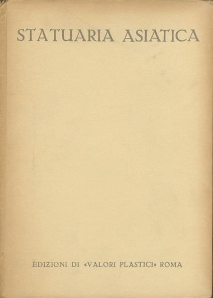 Statuaria asiatica - copertina